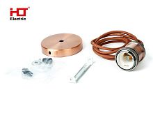 Патрон подвесной E27 со шнуром 1,5м RETRO бронза HLT | код 085-10-027 | HLT