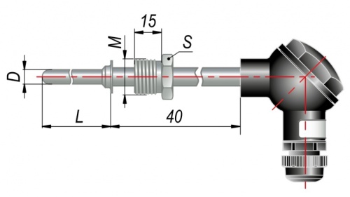 Термопреобразователь сопротивления ДТС335Л-PT100.В3.60 | код 85742 | ОВЕН