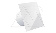 Вентилятор с декор. панелью dRim PS, O100мм, шнурковый выкл., вал на подш., ~230В, 8Вт, 93м?/ч, пластик, белый глянец | код 100PS-C160 | airRoxy