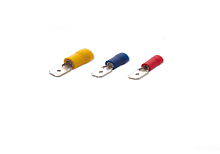 PFE-2488 Наконечн. изол. 1,5...2,5 мм.кв., плоский штифтовой, 4,8х0,8 (синий), упак. 200 шт. | код PFE-2488 | Plastim