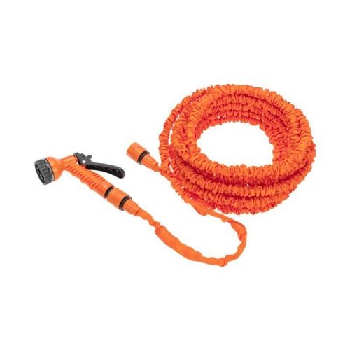 Набор поливочный растягивающийся шланг 20м пистолет 7 режимов соединитель | код. 62-0258 | ЧЕТЫРЕ СЕЗОНА Набор поливочный растягивающийся шланг 20м пистолет 7 режимов соединитель | код. 62-0258 | ЧЕТЫРЕ СЕЗОНА