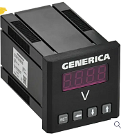 Вольтметр цифр. щит. 1-ф. 48х48 LED GENERICA | код IDV31-5-1-0-LED-G | GENERICA by IEK