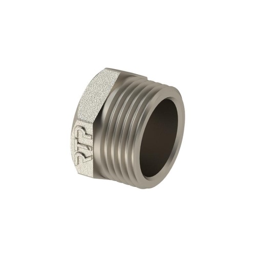 Заглушка латунь наружн. резьба 3/4дюйм никель (инд. упак.) | код 34867 | RTP