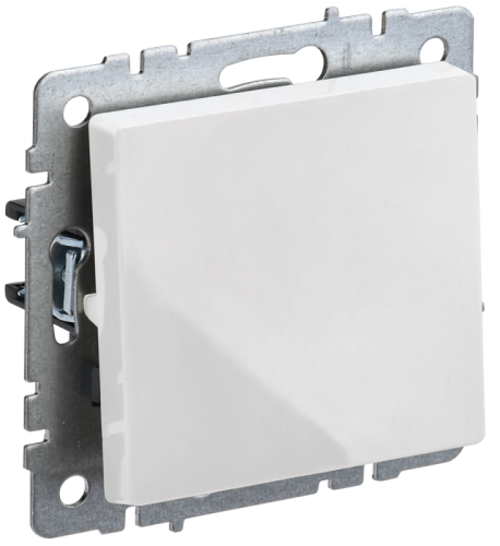 BRITE Выключ. 1-кл. прох. 10А ВС10-1-6-БрБ бел. | код BR-V12-0-10-K01-PRO | IEK