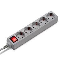 Удлинитель с сетевым фильтром 5х3м с заземл. 7А IP20 500SL-3-G CCA 2200Вт сер. BURO 354124