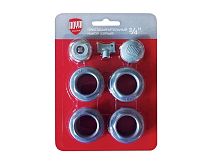 Набор присоединительный 3/4дюйм silver RT03.1-2 | код НС-1156765 | Royal Thermo