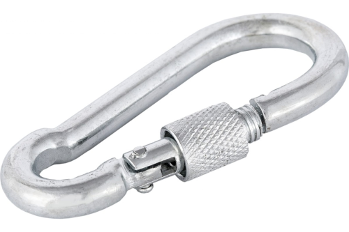 Карабин пожарный М9 DIN5299D c фиксатором | код 20536 | Партнер Карабин пожарный М9 DIN5299D c фиксатором | код 20536 | Партнер