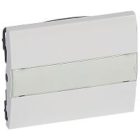 Клавиша - Galea Life - с держателем этикеток - White | код 777017 | Legrand