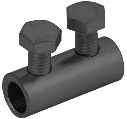 Заж. соед. прямой пр.-пр. 6-8мм оц. сталь TD IEK | код ZCC86-13-1-68 | IEK