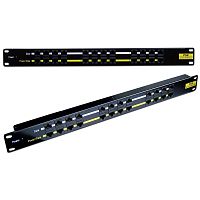 Панель POE 19, 12 портов, с одним блоком питания 48V, 120W | код LAN-PP12-POE/A1 | LANMASTER