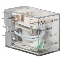 Реле промежуточное RPA 22/3 6A 110В DC EKF AVERES | код rpa-22-3-110DC | EKF