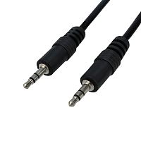 Шнур Стерео 3,5 мм штекер - Стерео 3,5 мм штекер, длина 5 метров REXANT | код 17-4105 | REXANT