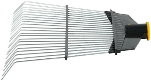 Грабли веерные проволочные (пластмассовая основа , посад. диаметр под резьбу 25 мм) 290х430 мм | код 76943 | FIT фото 3