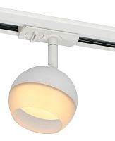 LIGHTING Светильник 4118 декоративный трековый поворотный под лампу GX53 белый IEK | код LT-USB0-4118-GX53-1-K01 | IEK