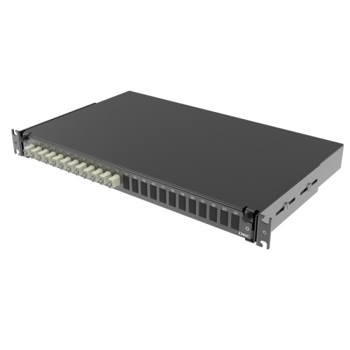 Оптическая полка выдвижная 1U с адатерами 12 х duplex LC ОМ2 в комплекте с лицевой панелью, пигтейлами, сплайс-кассет(ой/ами) и гиль | код RNFP50DLCU12 | DKC