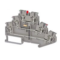 311 609, Пружинная клемма серии SRD 2,5-3FLD-220VDC (Серый) | код 0.0.0.3.11609 | KLEMSAN