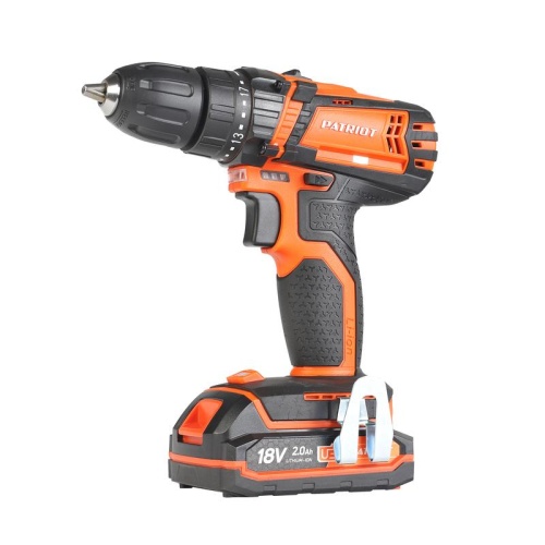 Дрель-шуруповерт аккумуляторная BR 181UES 2 АКБ Li-Ion 18В 2А.ч 29Нм 2 скорости | код 180201481 | PATRIOT