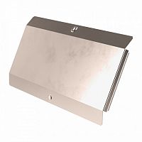 Крышка угла вертикального внешнего 90 градусов Стандарт INOX (AISI 409) 500 Промрукав | код PR16.3075 | ПРОМРУКАВ