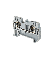 Клемма пружинная проходная, 4 мм2, серая MTS-4 | код 88302 | MEYERTEC