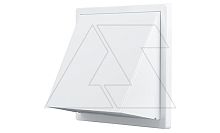 Выход стеновой с решеткой и обратным клапаном, O80...150мм, пластик, белый | код 02-371 | airRoxy