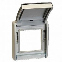 Рамка 1 пост 44 AQUA, серый | код. 4400092-035 | Simon