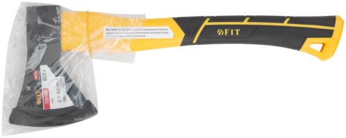 Топор 600г усилен. фибергласовая ручка; кованая усилен. сталь FIT 46231 фото 3 Топор 600г усилен. фибергласовая ручка; кованая усилен. сталь FIT 46231 фото 3