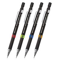 Карандаш механический BRAUBERG Ring, корпус черный, детали ассорти, ластик, 0,5 мм, 181418 | код 181418 | BRAUBERG