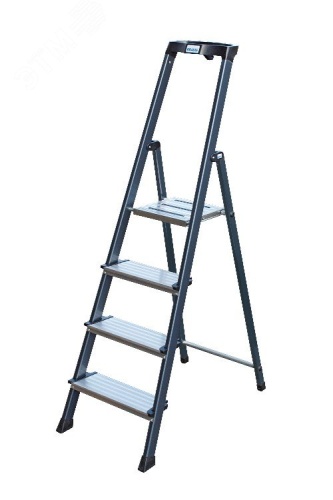 Стремянка анодированная SECURO 4 ступени | код 126429 | KRAUSE