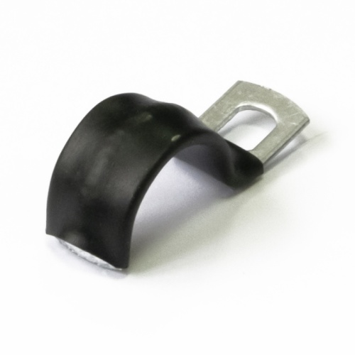 Скоба металлическая однолапковая с полимерным покрытием СМО-П d14-15 мм (100шт/1000шт уп/кор) Промрукав | код PR08.6006 | ПРОМРУКАВ Скоба металлическая однолапковая с полимерным покрытием СМО-П d14-15 мм (100шт/1000шт уп/кор) Промрукав | код PR08.6006 | ПРОМРУКАВ