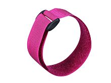 Хомуты-липучки с пластиковой пряжкой 20?450 красная HLT | код 084-07-360 | HLT