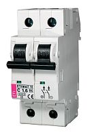 Автоматический выключатель ETIMAT 10 DC 2p C 1,6A (6 kA) | код 002138707 | ETI
