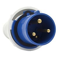 Вилка переносная AM-033 63A 220V~250V 2P+E IP67 (ANDELI) | код ADL13-007 | ANDELI