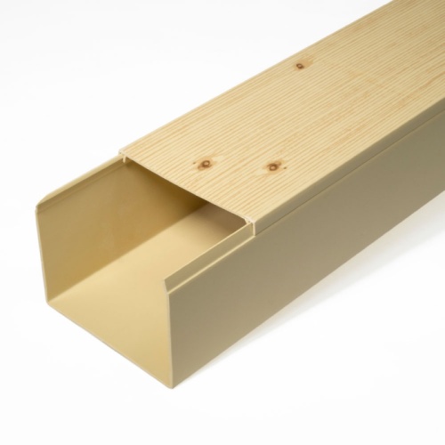 Кабель-канал сосна 2-й замок в п/э 80х60 мм (8 м/уп) Промрукав | код PR03.0190 | ПРОМРУКАВ