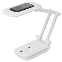 Светильник настольный REXANT Сиквел Про c солнечной панелью и с ночником, 220 В, LED, 5 Вт, 4000 К, бесступенчатое диммирование, заряжаемый, 2 ч автономной работы | код 75-0217 | REXANT