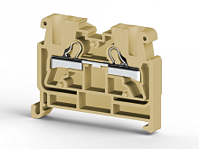 307 490, Миниклеммник пруж. быстрозажимной (Push in), 2,5 мм.кв., на din-рейку 35 мм, (бежевый), PYKMR 2,5 | код 0.0.0.3.07490 | KLEMSAN