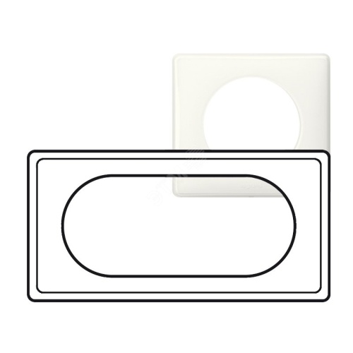 Рамка, 4/5 модулей, белый глянец | код 66635 | Legrand Рамка, 4/5 модулей, белый глянец | код 66635 | Legrand