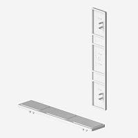 Заглушка торцевая держ.шин 5-10мм 3п60мм | код R5BBE060153P | DKC