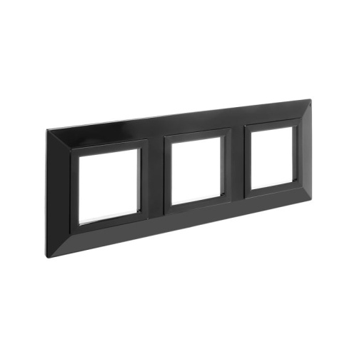 Рамка из металла, ''Avanti'', черная, 6 модулей | код 4402856 | DKC