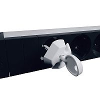 Набор из 6 шт. блокировочных заглушек для блоков распределения питания (PDU) - немецкий стандарт плюс ключ | код 646890 | Legrand