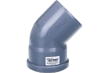 Отвод канализационный 90х45 град. | код 114120 | Ostendorf