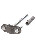 Крепление молниеприемника к стене с дюбелем длина 250 мм, ?16-20 мм, гор.цинк. TDM | код SQ2401-3146 | TDM