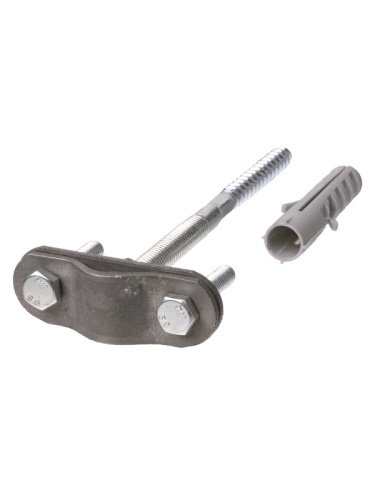 Крепление молниеприемника к стене с дюбелем длина 250 мм, ?16-20 мм, гор.цинк. TDM | код SQ2401-3146 | TDM