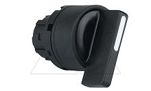 Головка переключателя PB3E, 0-I, фиксация, черный, длинная ручка, без подсветки, 22mm, IP65 | код PB3E-X20L/Km | АРТ