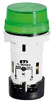Лампа сигнальная матовая TL02X1 240V AC (зеленая) | код 004770246 | ETI