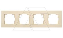 Rita - Рамка 4 поста, горизонтальный монтаж, сл.кость | код 2220-800-1402 | Mutlusan