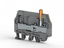 309 559, Клеммник измерительный с 1-м тест.разъемом, 6мм.кв., (серый), WGO3/NM Серия V0 | код 0.0.0.3.09559 | KLEMSAN