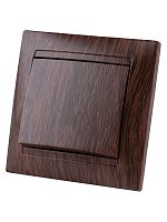 Перекрестный выключатель 1-кл. 10А венге Лама TDM | код SQ1815-0436 | TDM