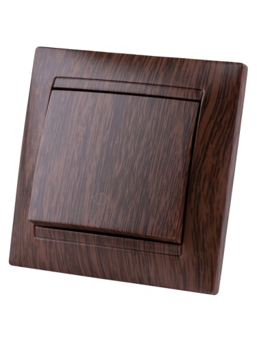 Перекрестный выключатель 1-кл. 10А венге Лама TDM | код SQ1815-0436 | TDM