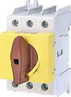 Разъединитель нагрузки (желто-красный) LAS 125 3р 1-0 125A | код 004661108 | ETI