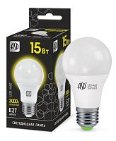 Лампа светодиодная LED-A60-black 15Вт 230В Е27 3000К 1350Лм ASD | код 4690612034416 | ASD